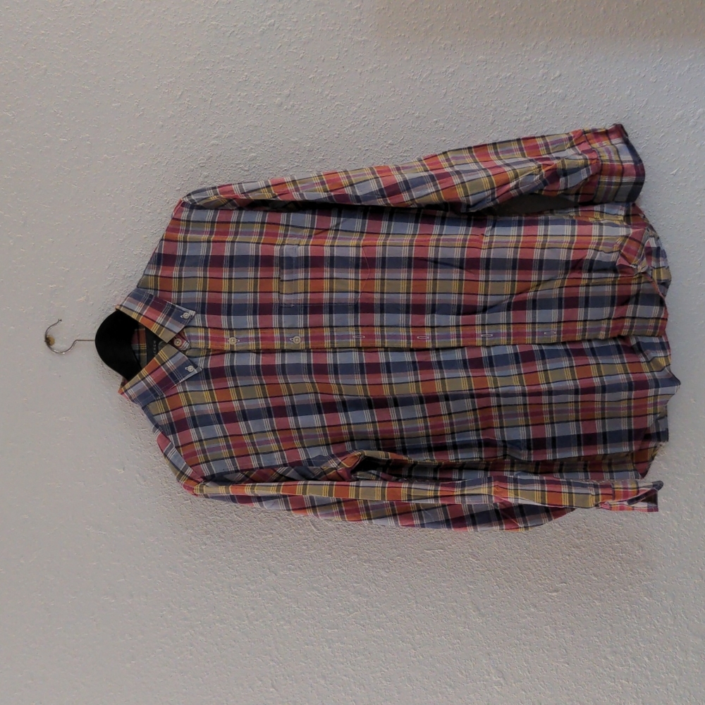 Jcrew Madras Shirt Sz Small